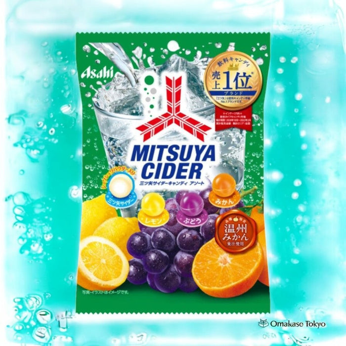 Asahi Mitsuya Cider Fruit Mix Candy Pack of 6