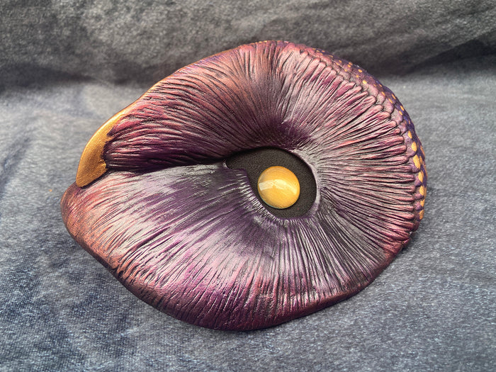 COLOR SHIFT METALLIC OWL MASK