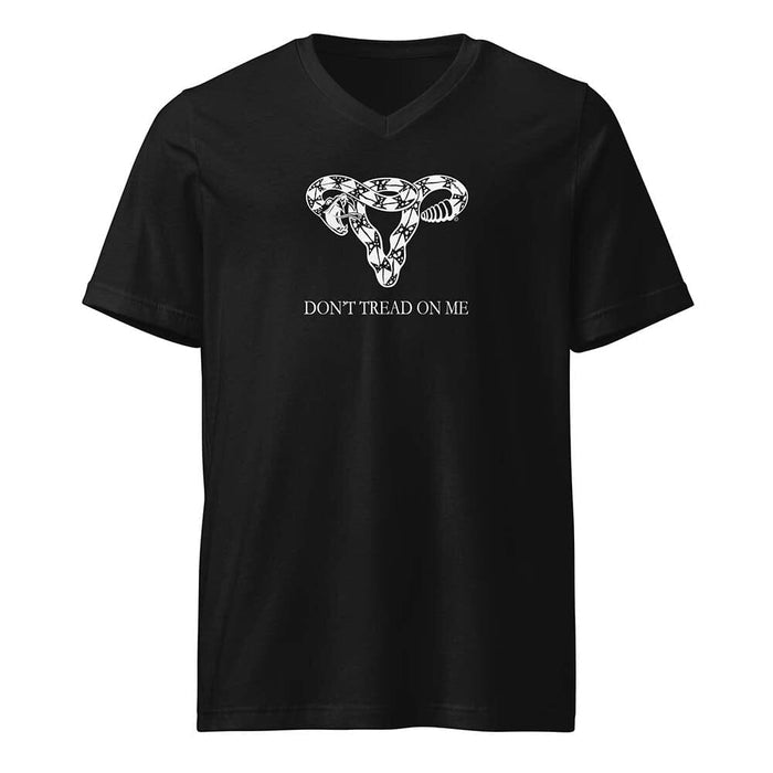 Don't Tread On Me V-neck T-shirt supporting Planned Parenthood
