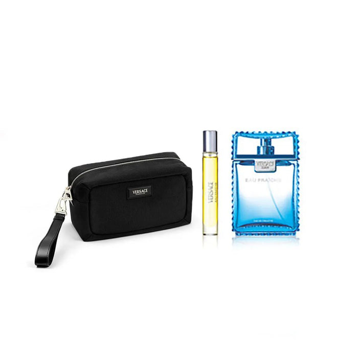 Gift Set : Versace Man Eau Fraiche EDT 100ml- LIMITED EDITION