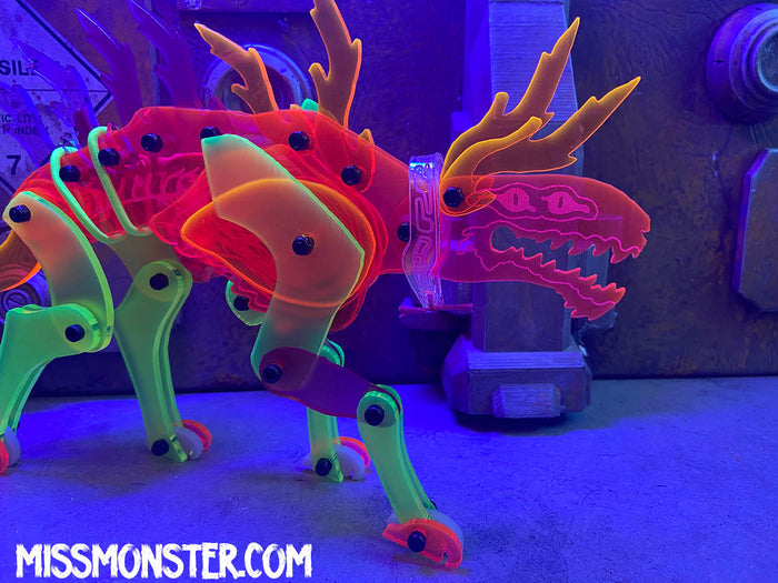 LASER HOUND - POSEABLE ACRYLIC FIGURE NUMBER 10