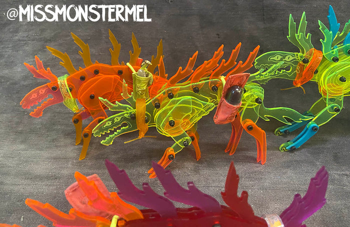 LASER HOUND - POSEABLE ACRYLIC FIGURE NUMBER 1
