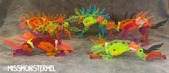 LASER HOUND - POSEABLE ACRYLIC FIGURE NUMBER 5