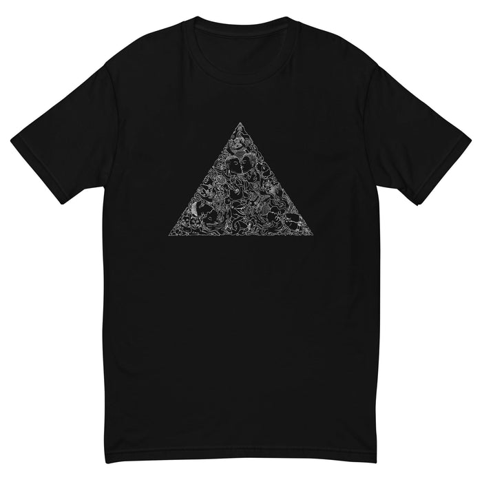 Brian Kenny Love Triangle T-Shirt supporting the Trevor Project black