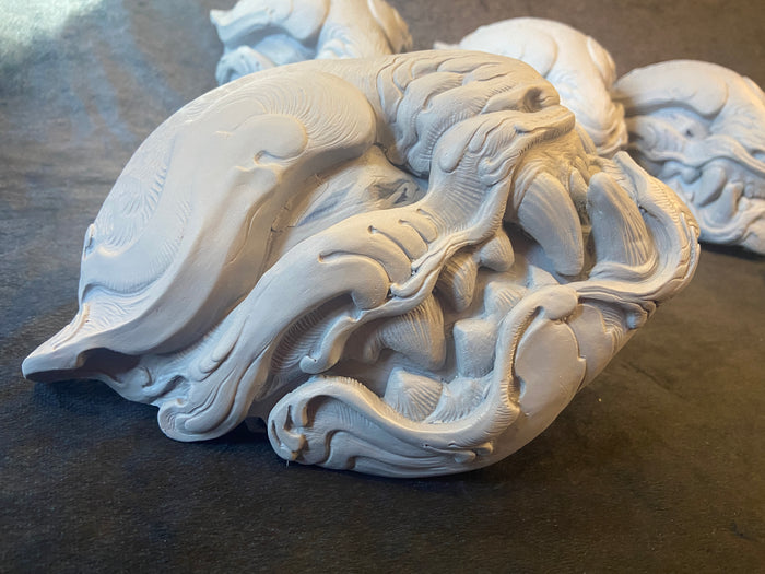 ORNATE PANTHER CAST URETHANE BLANK MASK