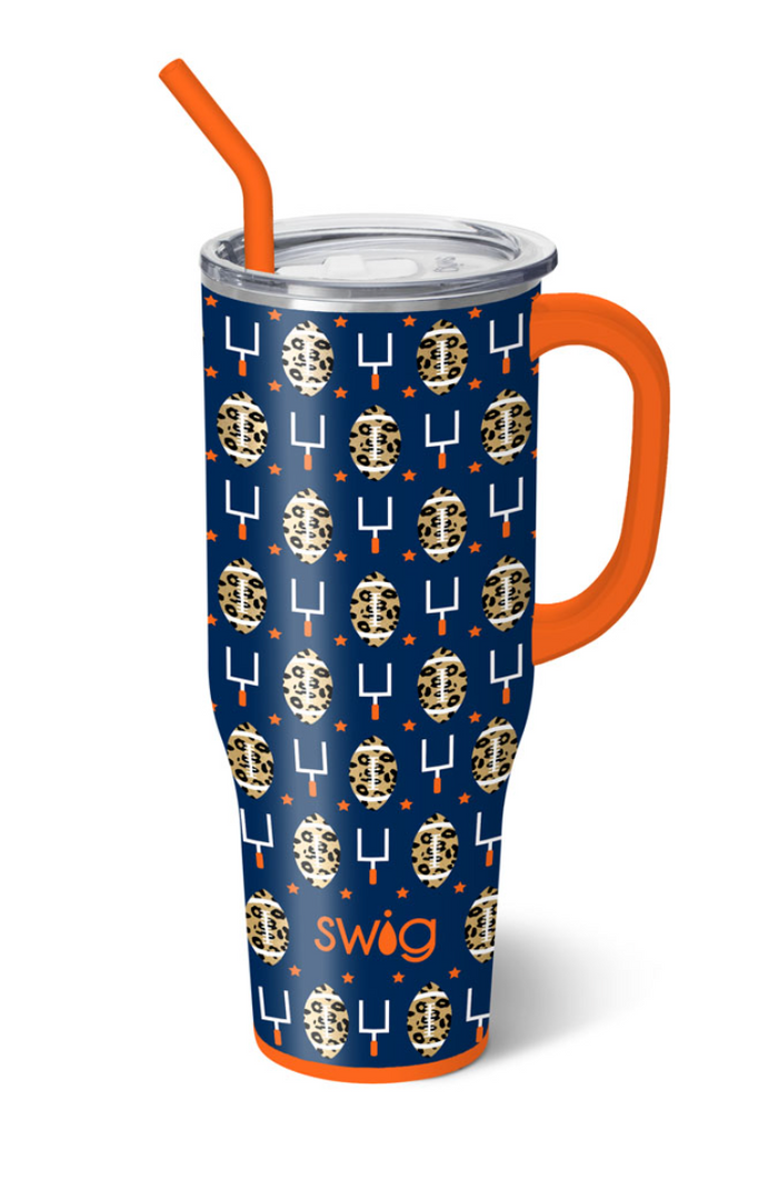 Touchdown Navy&Orange Mega Mug
