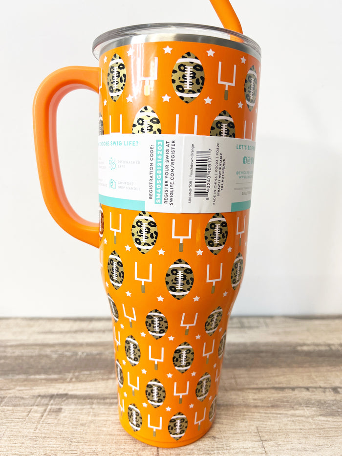 Touchdown Orange Mega Mug