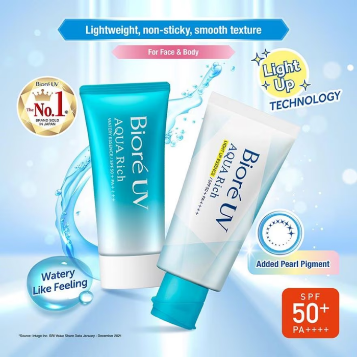 BIORÉ UV Aqua Rich Light Up Essence SPF50+ PA++++ 70g | Isetan KL Online Store