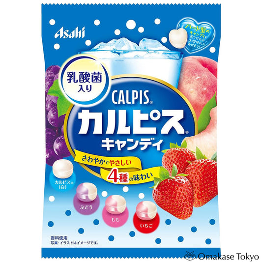 Asahi Calpis  Candy Assorted of 4 Flavors 100g (Bag)