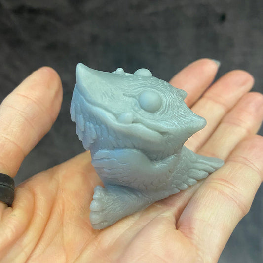 BLANK FAFFNUFF CAST FIGURE- PLAIN GREY
