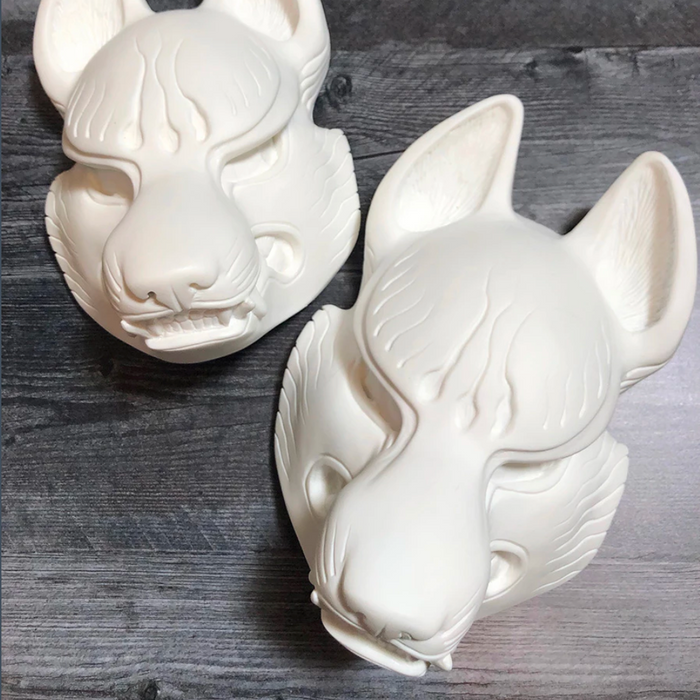 BLANK FOX MASK