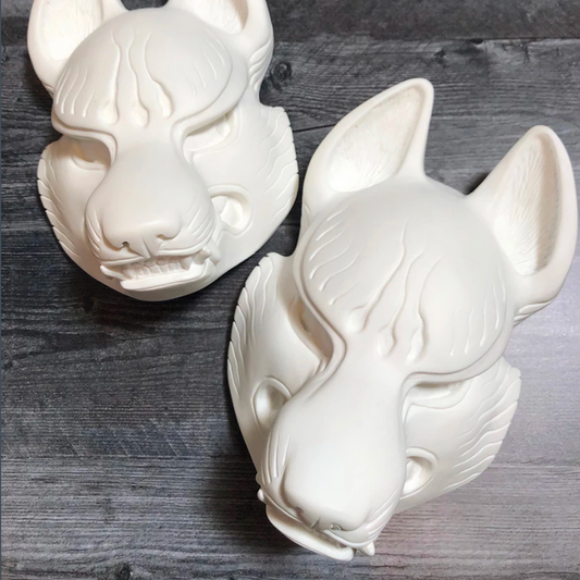 BLANK FOX MASK