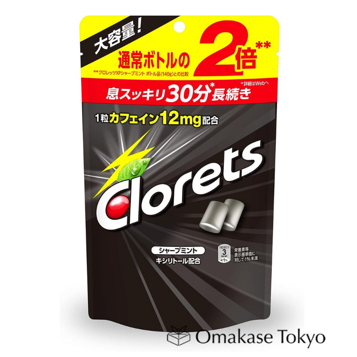 Clorets Sharpmint Stand Pouch Gum Large Capacity 280g