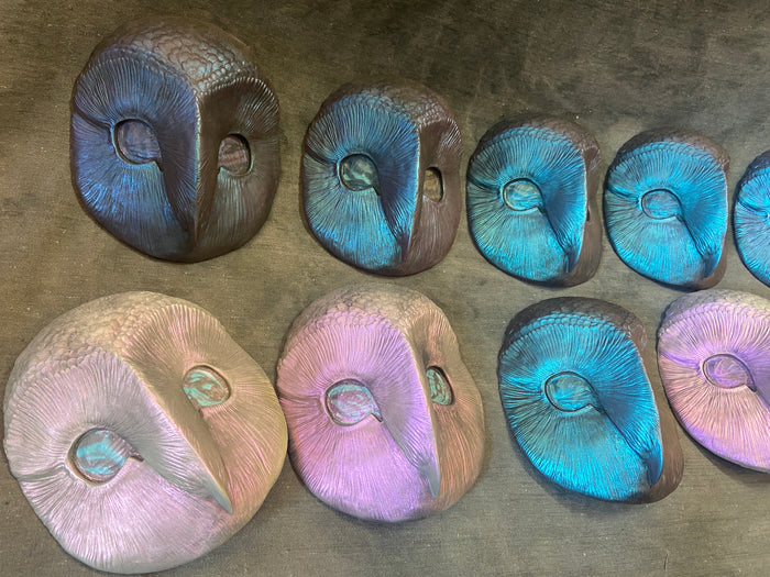 COLOR SHIFT BLANK OWL MASK - READY TO SHIP