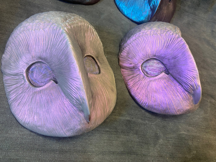 COLOR SHIFT BLANK OWL MASK - READY TO SHIP