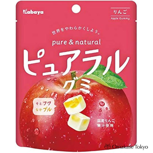Kabaya Foods Pure Ral Gummy Apple 58g