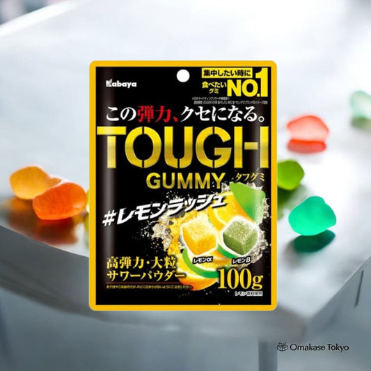 Kabaya Tough Gummy Lemon Flavor Gummies 100g