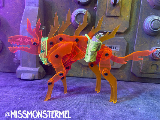 LASER HOUND - POSEABLE ACRYLIC FIGURE NUMBER 1