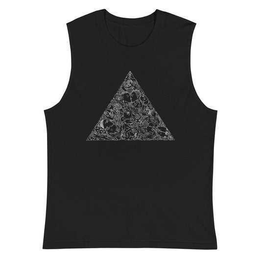 Brian Kenny Love Triangle Sleeveless T-Shirt supporting the Trevor Project adam's nest provincetown