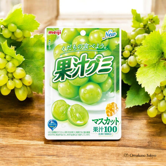 Meiji Fruit Gummy Candies Muscat Gummies 51g