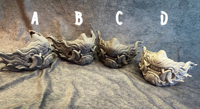 MISCAST DISCOUNTED SNARL BLANK MASKS- BATCH 2