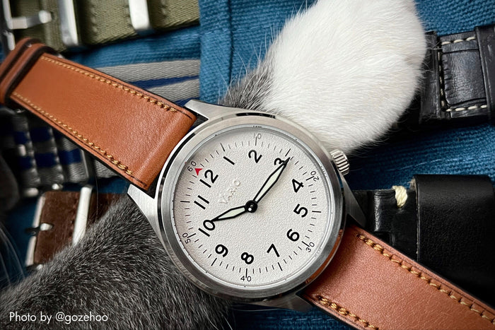 vario novonappa hand made leather watch strap