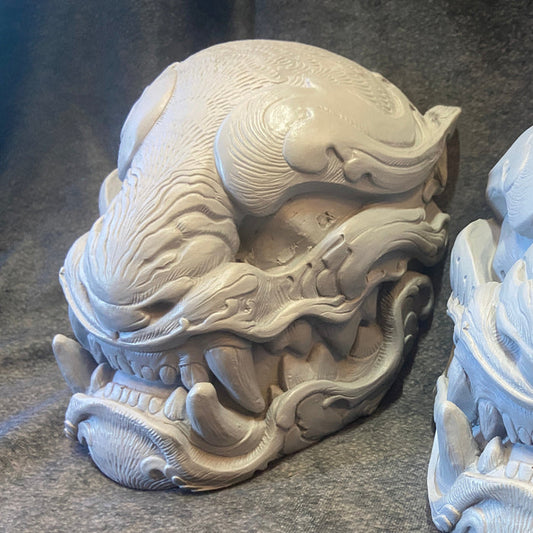 ORNATE PANTHER CAST BLANK MASK