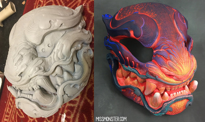 PANTHER BLANK MASK- CUSTOM ORDER
