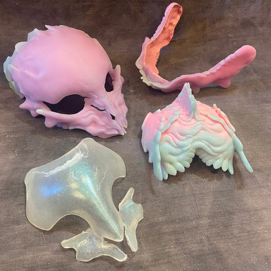 PROTOYPE CAST #1 SEPIOID ALIEN MASK KIT READY TO SHIP