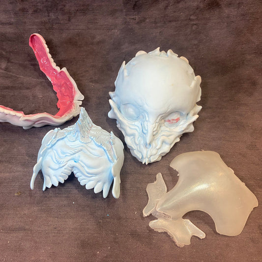 PROTOYPE CAST #2 SEPIOID ALIEN MASK KIT READY TO SHIP