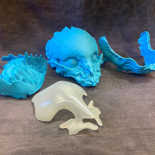 PROTOYPE CAST #3 SEPIOID ALIEN MASK KIT READY TO SHIP