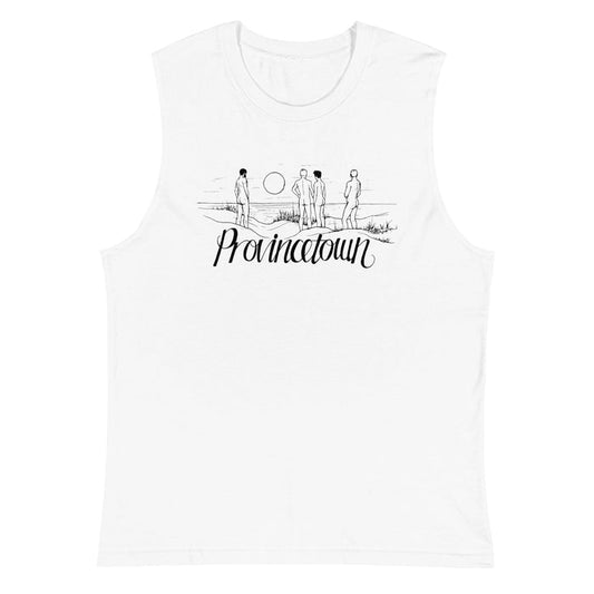 Provincetown Dune Sleeveless T-Shirt White