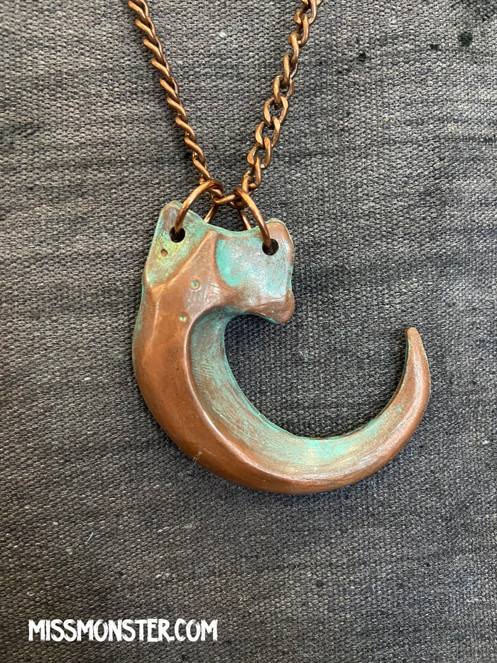 RUSTY IRON CLAW PENDANT