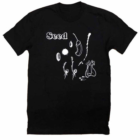 Seed T-shirt collaboration with Lord Tattoo black