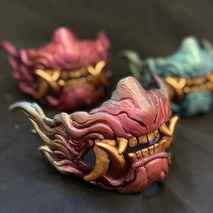 SNARL HALF MASK- PAINTED