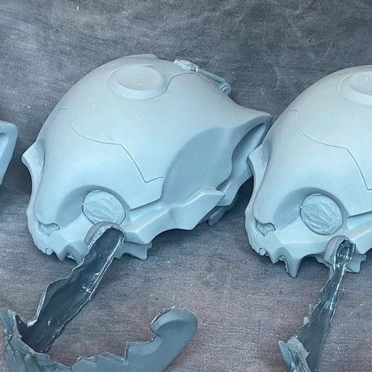 SPACE CAT HELMET BLANK KIT- READY TO SHIP- DISCOUNTED